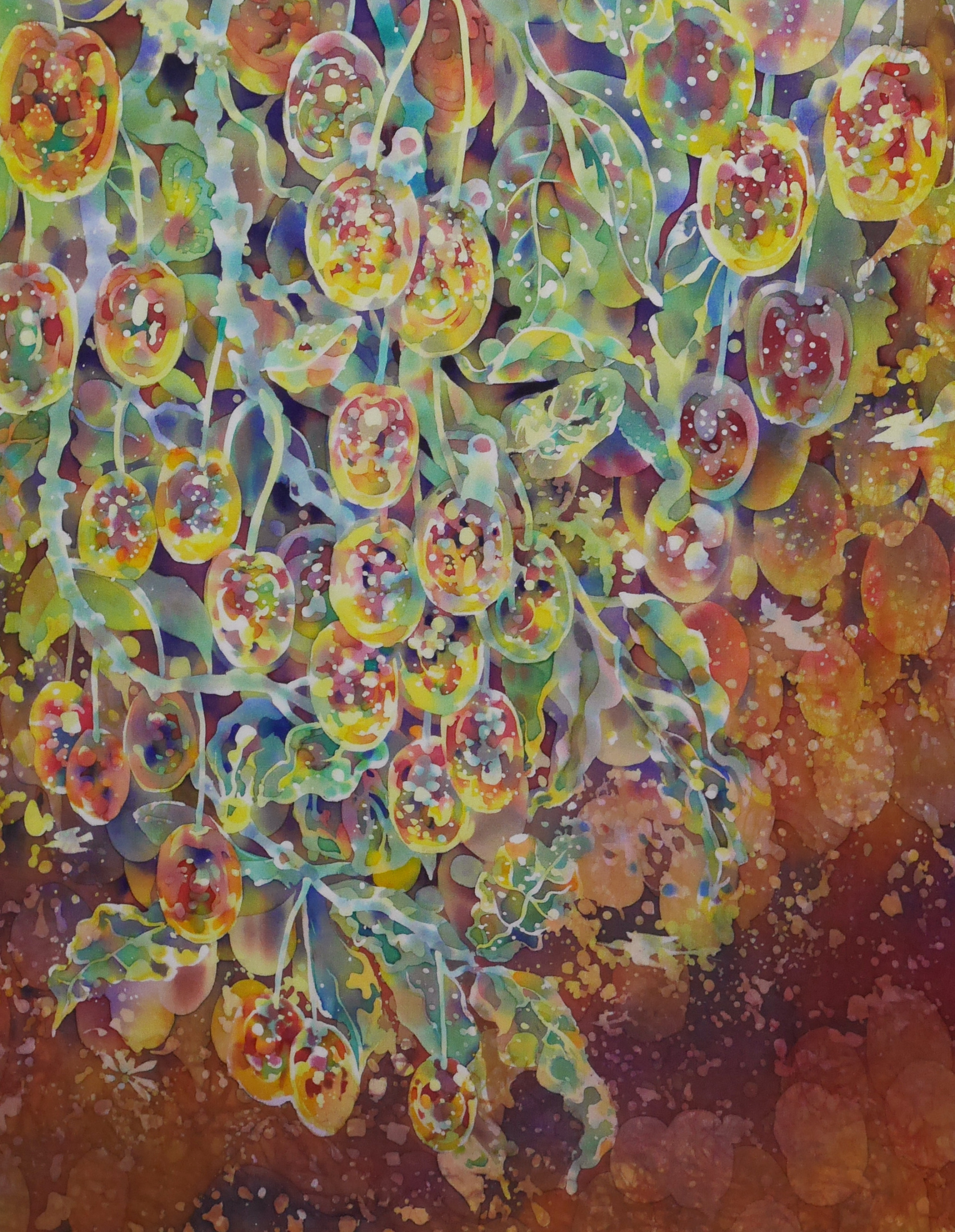 あざみ」油絵F8（455×380mm）
